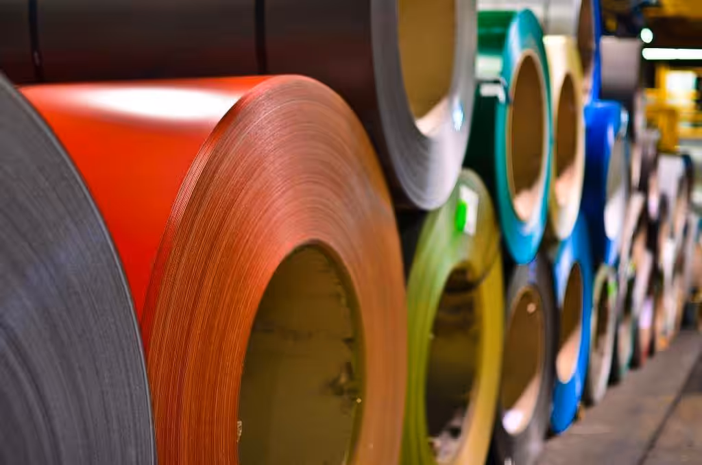 Metal roofing and siding color chart options available at Direct Metal BC