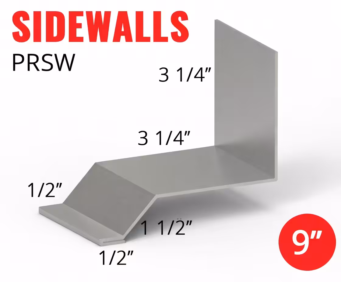 Metal Flashings Sidewalls Profile by Direct Metal